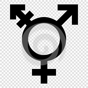 transgender symbol . Vector photo