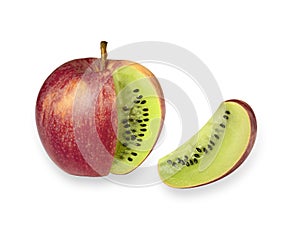 Transgenic apple kiwi