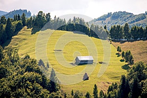 Transilvania, Romania. Autumn mountains landscape