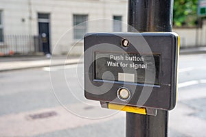 transit stop switch for pedestrian passage.  Electronic system controlled pedestrian treadmill.