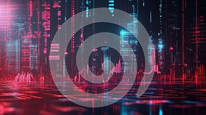 transition morphing line graph