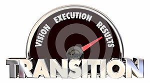 Transition Vision Strategy Execution Speedometer Plan photo