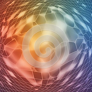 Transitioning from red on the left to blue on the right with