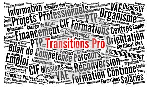 Transitions pro word cloud in French language