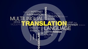 Translation language multilingual learning communication education interpretation business international vocabulary