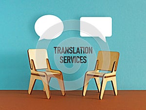 Translation Services are shown using the text