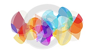 Translucent Abstract Spheres: Colorful Floating Bubbles, vector design Generative AI