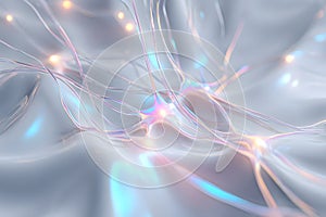 Translucent bubbles create a soft and colorful abstract background design