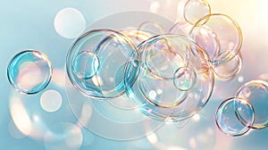 Dream bubble background material