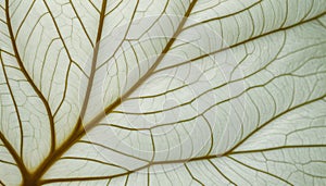 Translucent Leaf with Intricate Veins