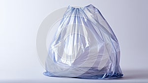 Blue Plastic Garbage Bag
