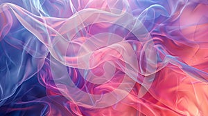 Translucent Membranes Abstract Background with Soft Color Gradient