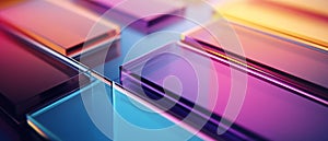 A Translucent Navigation Bar: Modern Website Design with Subtle Shadows and Smooth Gradient Effects