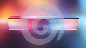 A Translucent Navigation Bar: Modern Website Design with Subtle Shadows and Smooth Gradient Effects