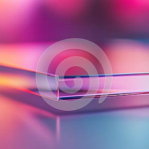 A Translucent Navigation Bar: Modern Website Design with Subtle Shadows and Smooth Gradient Effects