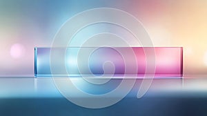 A Translucent Navigation Bar: Modern Website Design with Subtle Shadows and Smooth Gradient Effects