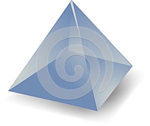 Translucent pyramid