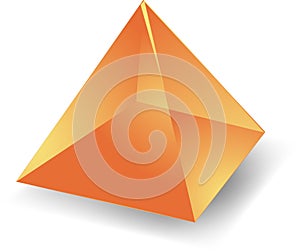 Translucent pyramid