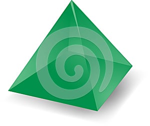 Translucent pyramid