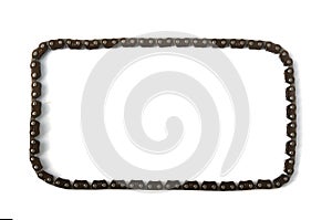 Transmission chain, isolated background