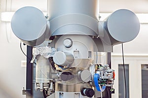 Transmission electron microscope in a scientific laboratory