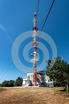 Transmission radio tele tower
