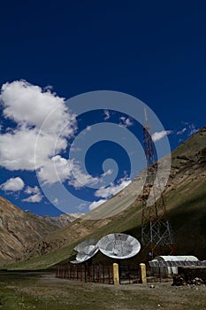 Transmission station in Zanskar photo