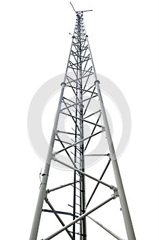 Transmission tower for radio, television and data