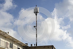 Transmitter On Building Top