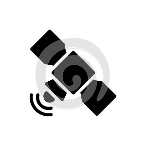 Transmitter icon in glyph style
