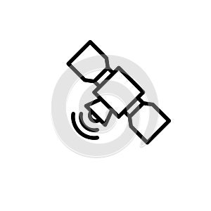 Transmitter icon in line style