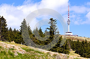 Transmitter on Praded Mountain in Jeseniky