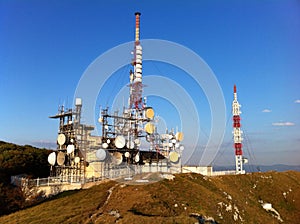 Transmitter towers