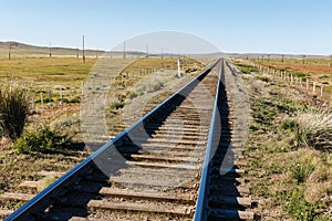 Transmongol Railway, single-track railway