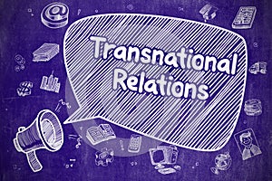 Transnational Relations - Business Concept. photo