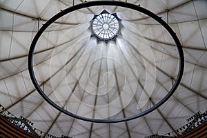 Transom of Hibiscus Hall at Nanning Convention and Exhibition Center in Guangxi, China