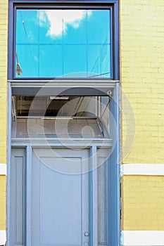 Open transom window photo