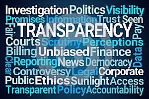 Transparency Word Cloud