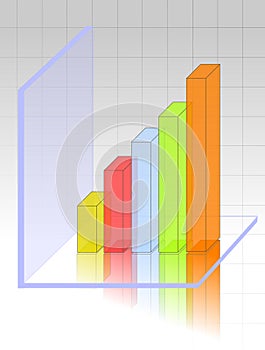 Transparent 3d graph