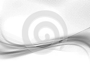 Transparent abstract modern halftone grey wave swoosh layout photo