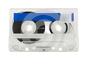 Transparent audio cassette