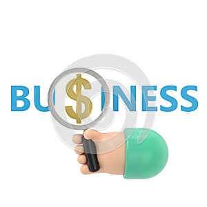 Transparent Backgrounds Mock-up. Focus profit concept - Hand searching business.Supports PNG files