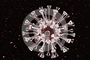 Transparent Coronavirus Seen Through An Electron Microscope