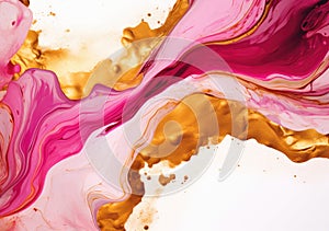 Transparent creativity. Abstract artwork. Trendy wallpaper. Ink colors are amazingly bright, luminous, translucent, free flowing,