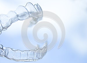 Transparent dental correction orthodontics