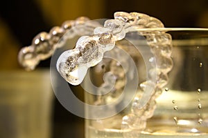 Transparent dental correction orthodontics