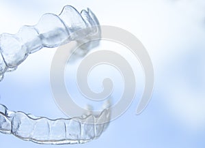 Transparent dental correction orthodontics photo