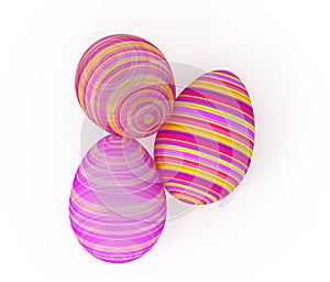 Transparent easter egg