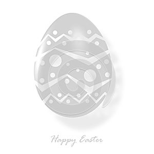 Transparent Easter Egg