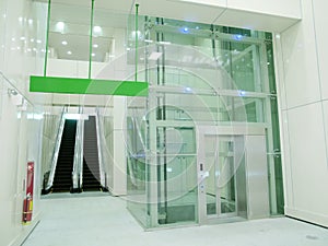 Transparent elevator